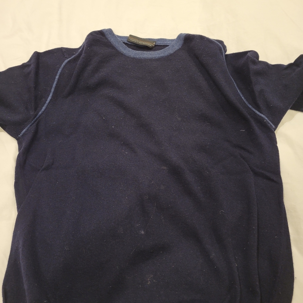 Mens Navy Sweater Italian medium